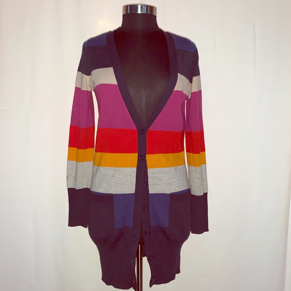 Striped H&M cardigan
